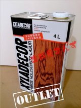 【業務用】日本エンバイロケミカルズ　キシラデコール　４リットル缶【アウトレット品】　送料無料